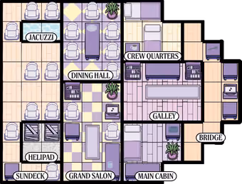 The Yacht, puzzle grid from Murdoku