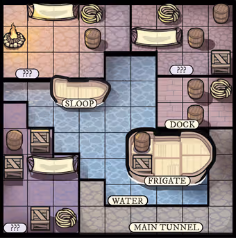 Smugglers' Cove, puzzle grid from Murdoku: Back in Time