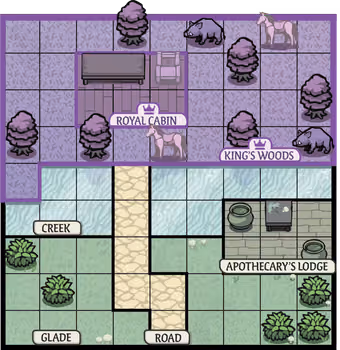 The Royal Hunt, puzzle grid from Murdoku: Back in Time