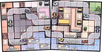 F1 Race (Monaco), puzzle grid from Murdoku: Around the World
