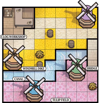 Windmill Road (Netherlands), puzzle grid from Murdoku: Around the World